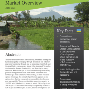Rwanda Geothermal Energy Market Overview 2021
